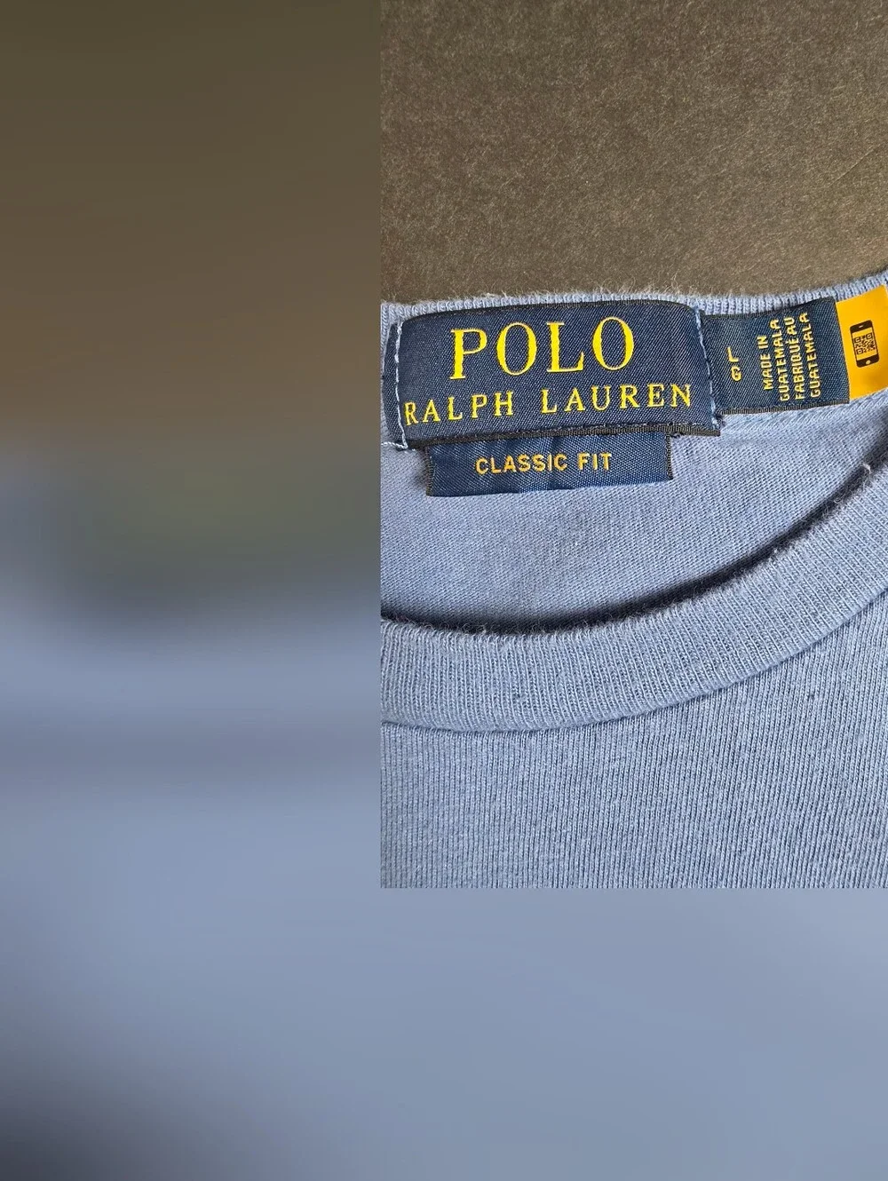 Polo by Ralph Lauren Light Blue Short Sleeve Graphic Polo Players Tee